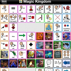 iPad Magic Kingdom page