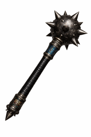 Ornate medieval mace with spiked head.png Ornate medieval mace with spiked head.png