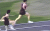 man trips over ever hurdle dr heckle funny *** gifs.gif