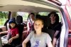 In the car - The kids in the car ready for disney.jpg