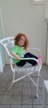 Claudia being a goof on the balcony.jpg