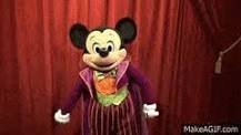 Image result for mickey mouse in halloween costume gif