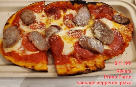 Riv Primo Piatto-pepperoni sausage pizza.jpg