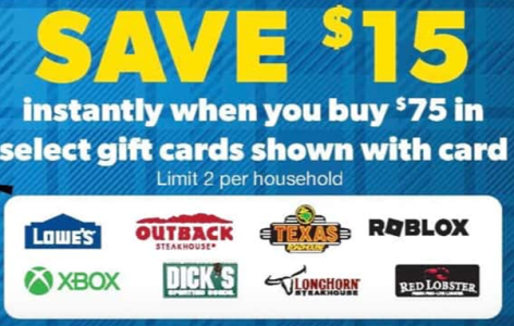 Roblox Gift Card  Meijer Gift Card