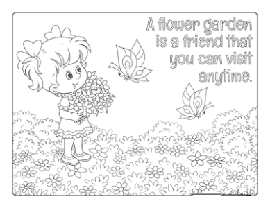 flower-coloring-pages-cute-girl-flower-meadow-flower garden.png