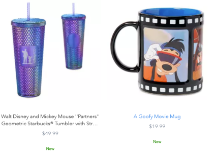Walt Disney and Mickey Mouse ''Partners'' Geometric Starbucks