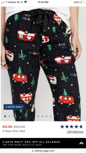 Christmas camper pajamas discount