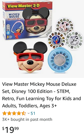 Limited Edition Disney100 View-Master 3-D Arrives at Walt Disney
