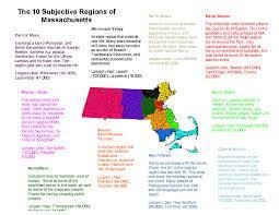 The Subjective Regions of Massachusetts [871 x 673] : r/MapPorn