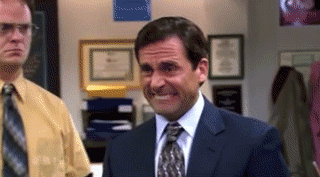 michael scott grimace.gif