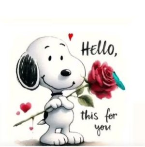 SNOOPY ROSE FOR YOU.jpg