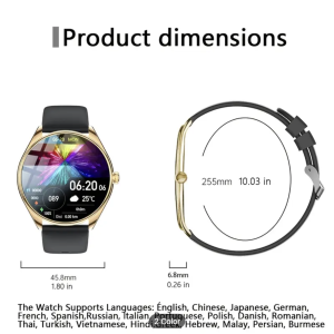 Hailiases 1.43%22 Ultra-Thin Smart Watch for Men - 6.8mm.png Hailiases 1.43%22 Ultra-Thin Smart Watch for Men - 6.8mm.png