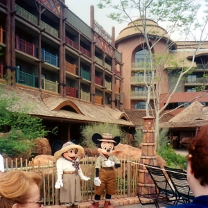 Mickey & Minnie at the "Open Mouse" for DAKL.