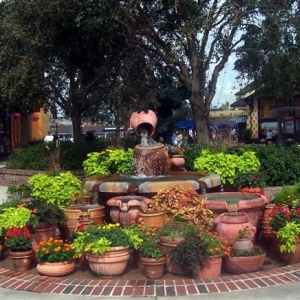 DTD Mickey fountain.