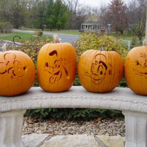 Mt. Rustmore - pumpkins!