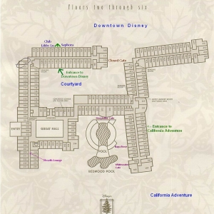 Grand Californian Map