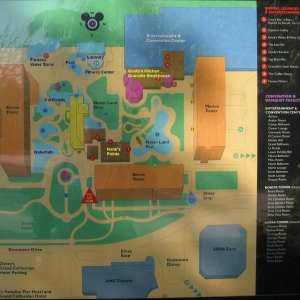 Disneyland Hotel Map