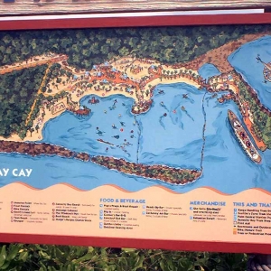 Castaway Cay map