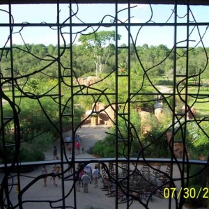 Looking out over Arusha Rock area.