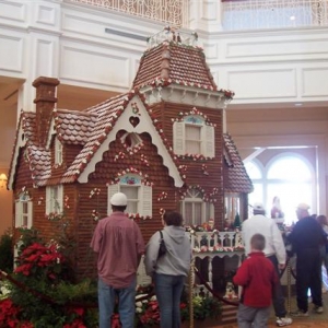 Gingerbread house at the Grand Floridian.