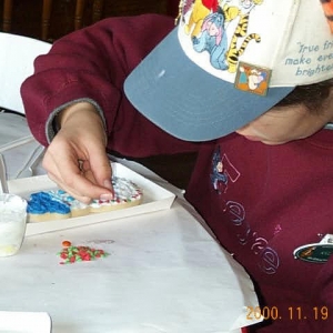 Decorating Cookies @ Disneyland