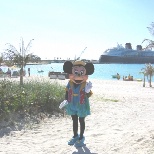 MInnie at Castaway Cay