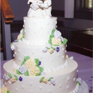 Hidden Mickey Wedding Cake