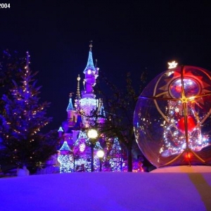 DLP castle at Christmas