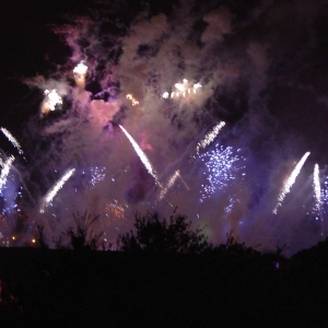 Fireworks from Balcony at BCV