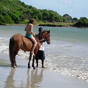 DD bareback at St. Lucia