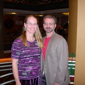 DH and I before Palo