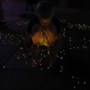 Magical sidewalk at Epcot