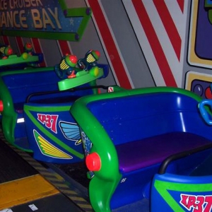 Buzz Lightyear vehicle.