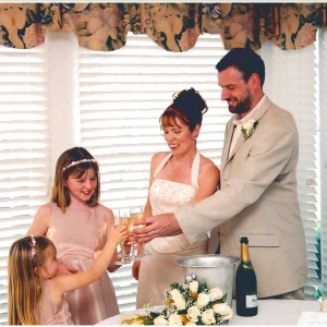 Toast at wedding
