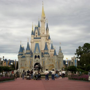 Castle on overcast day