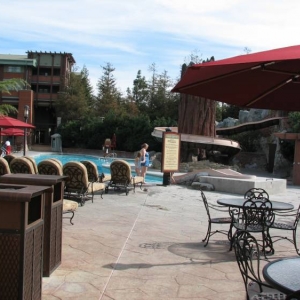 Grand Californian Hotel in February