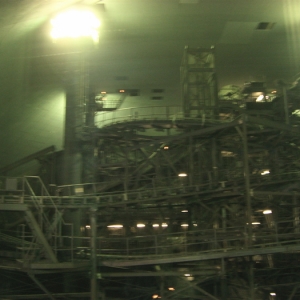 Rare inside view of Space Mountain