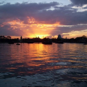 Spectacular Epcot Sunset