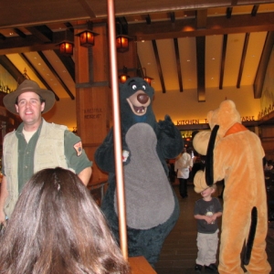 Chip and Dale Critter Breakfast at the Storyteller Cafe