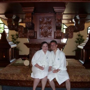 at the spa