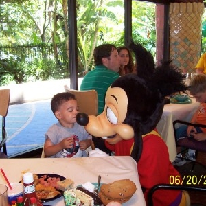 Max at Goofy's Kitchen 2005