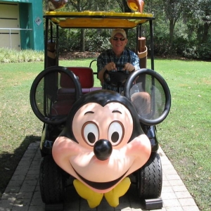 Mickey Golf Cart