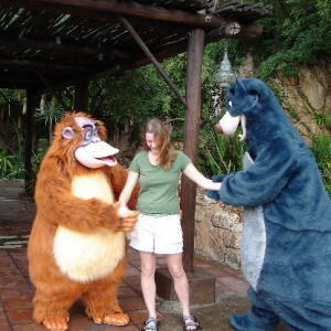 Louie, Baloo, and Megan
