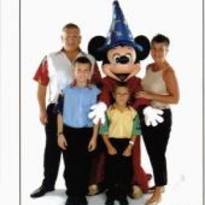 family with Mickey