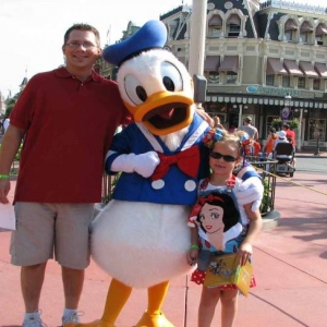 Travis & Kaylyn Wagner w/ Donald Duck