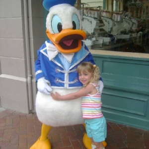 Savanna and Donald Duck