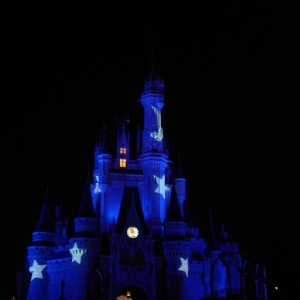 Cinderella's Castle with stars