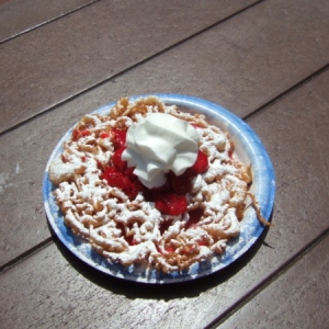 Funnel cake at Sleepy Hollow