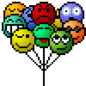 Smiley-balloons