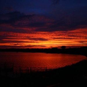 Sunset in LaPorte Indiana
